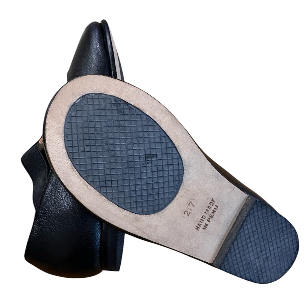 NEW. Misha and Puff Kids Ballet Leather Shoes, Black, Size 27 - Picture 5 of 5